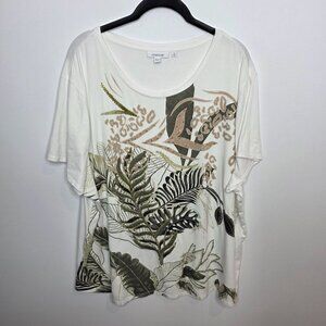 Chico's Blouse Womens 4 (XXL)